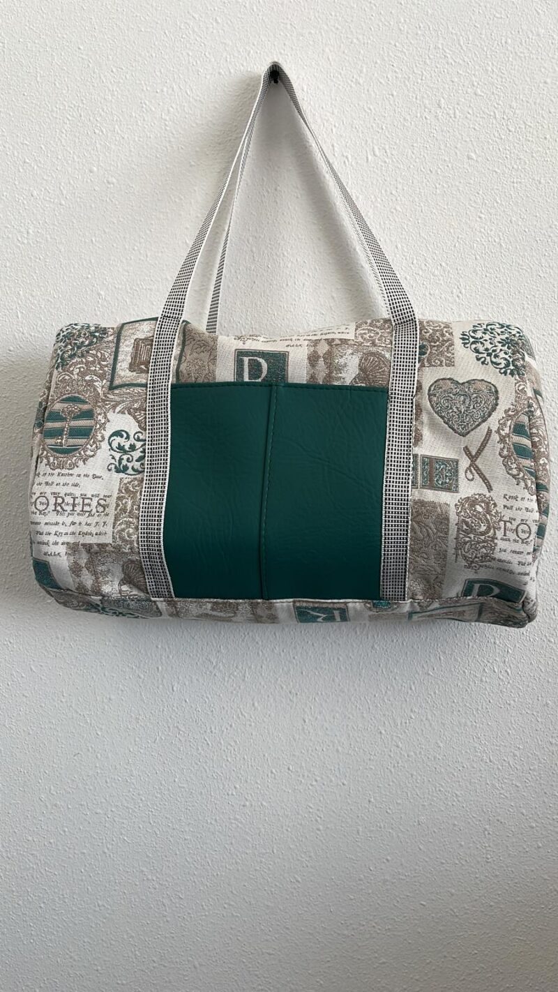 Bolso con forro interior, con tela cretona