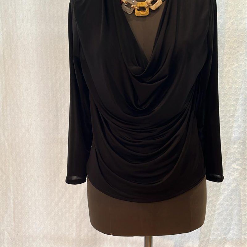 Blusa Punto de seda trapeado